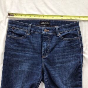Talbots Straight Leg Jeans Size 6 Raw Hem